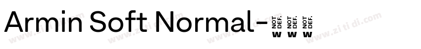 Armin Soft Normal字体转换